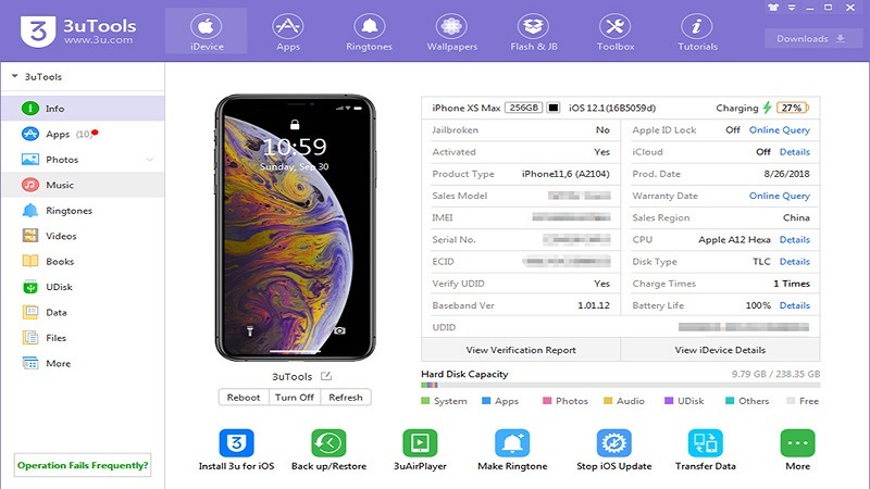 Hướng dẫn 3uTools từ A-Z: Tất cả trong một để quản lý iOS chuyên nghiệp 3 huong-dang-3utools